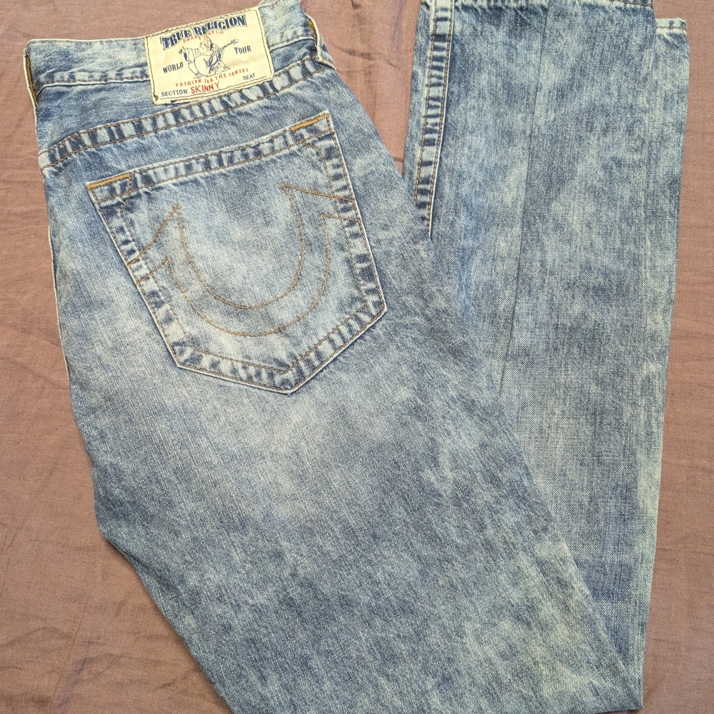 True Religion Men's Blue Jeans
